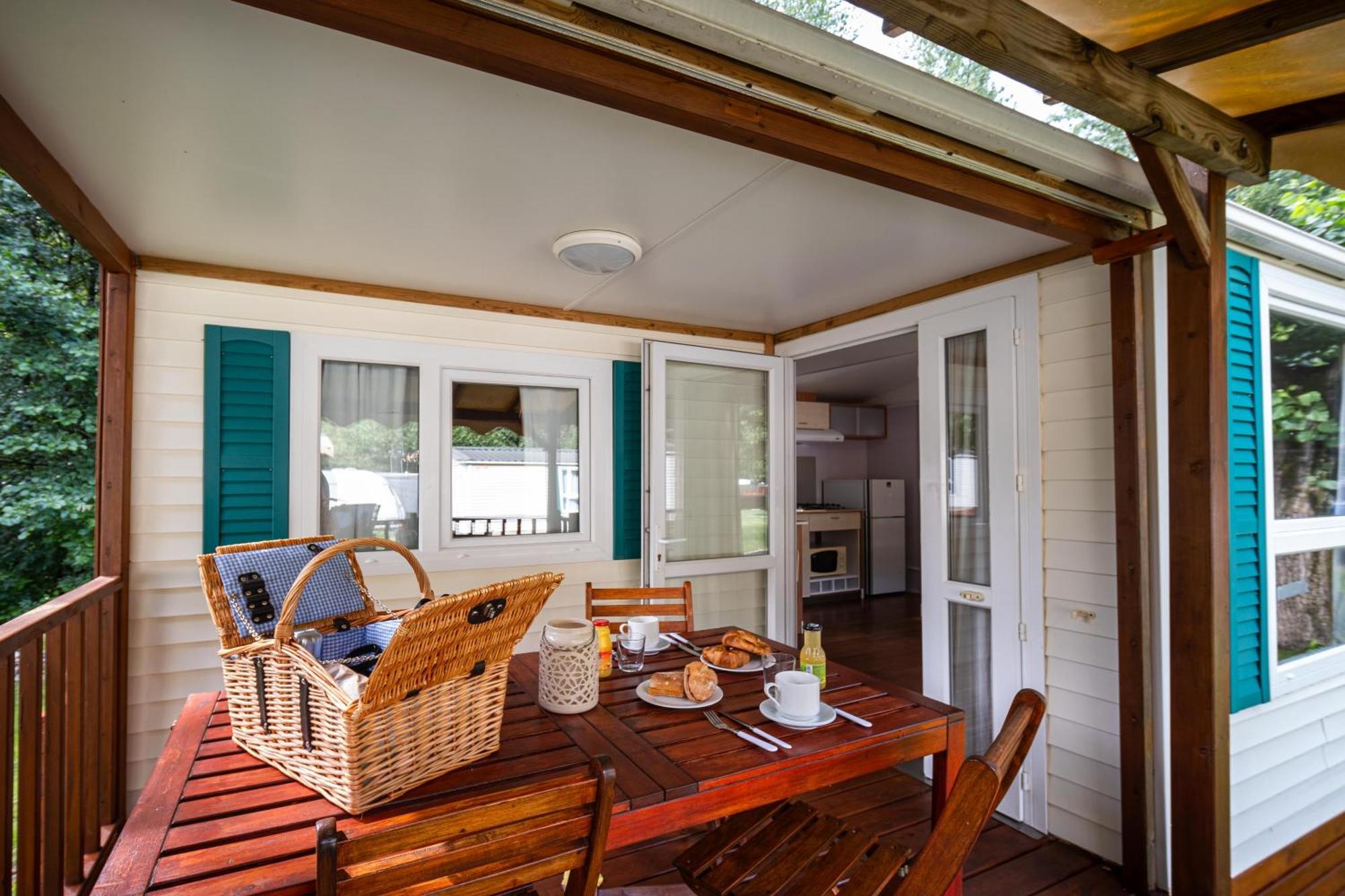 Frontera Bungalow Park Farga de Moles Bagian luar foto