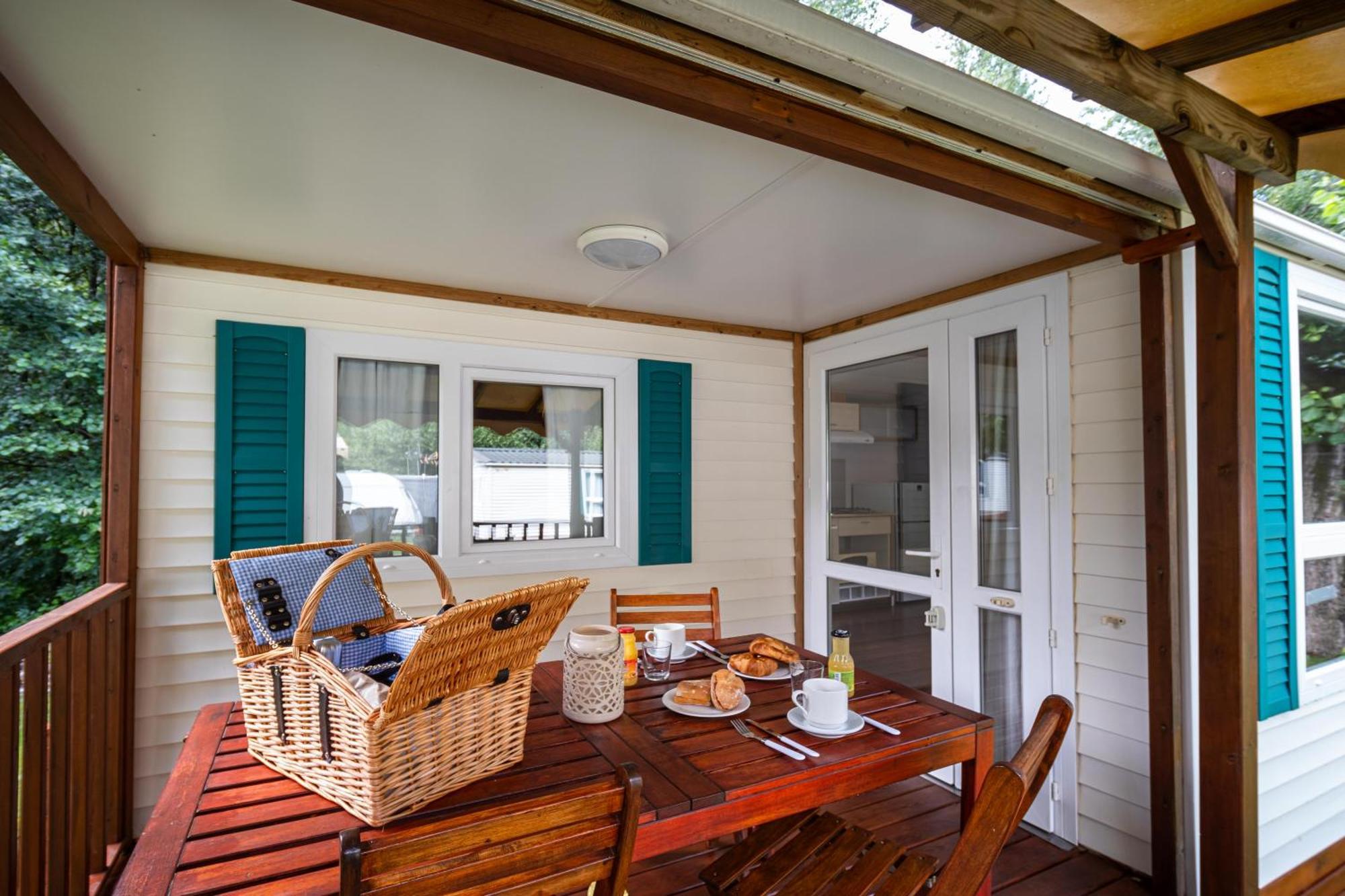 Frontera Bungalow Park Farga de Moles Bagian luar foto