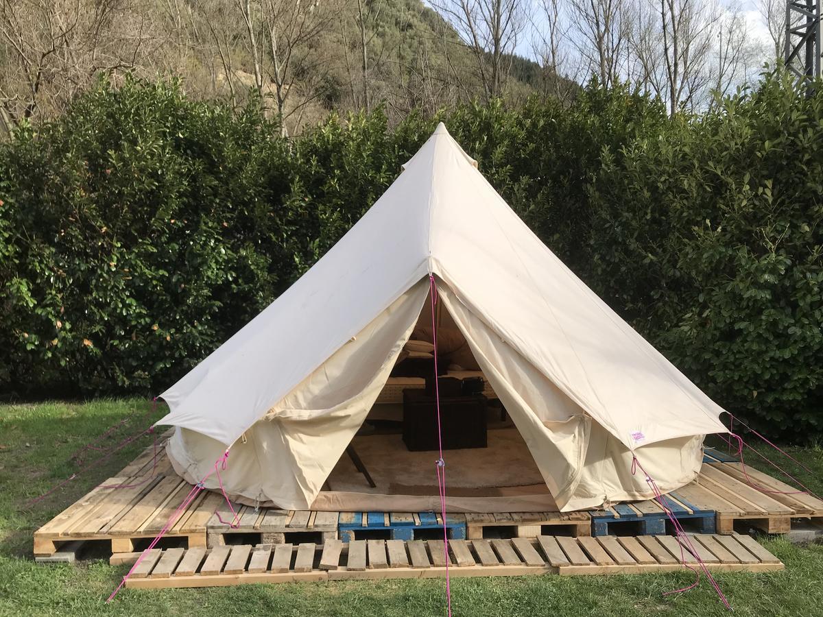 Frontera Bungalow Park Farga de Moles Bagian luar foto